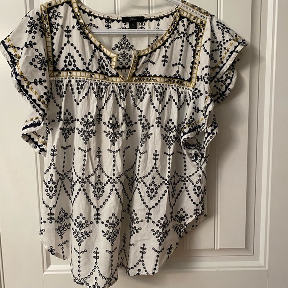 J. Crew Tops - J.Crew one once blouse size XL